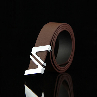 Noua curea cu catarama la moda Curele unisex Curea din piele pentru cuplu masculin si feminin Ceinture