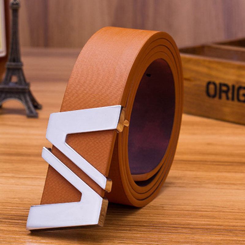 Uus moodne pandlaga rihm Unisex rihmad nahast rihm meeste ja naiste paaridele