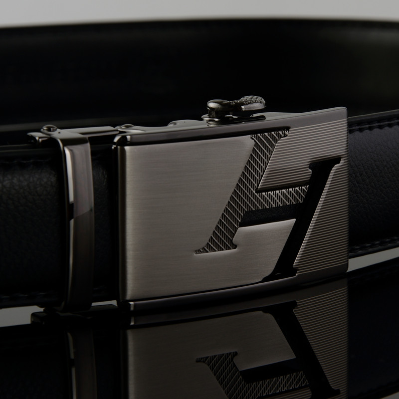 WOWTIGER Ανδρική ζώνη από κράμα Automatic Fashion Luxury Δερμάτινη ζώνη Ζώνες διάσημης μάρκας για άνδρες