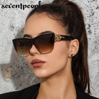 Γυναικεία γυαλιά ηλίου Rimless Cat Eye Γυναικεία πολυτελής σχεδιαστής Νέα μόδα γυαλιά ηλίου Cateye για κυρίες Γυναικεία γυαλιά ηλίου χωρίς σκελετό