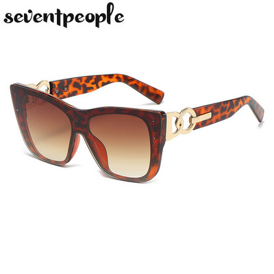 Sunčane naočale bez okvira Ženske luksuzne dizajnerske nove modne sunčane naočale Cateye za žene Prevelike ženske sunčane naočale bez okvira