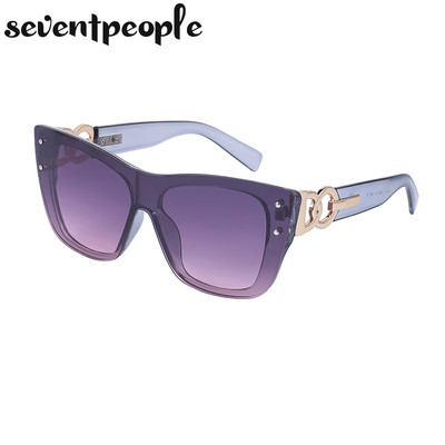 Sunčane naočale bez okvira Ženske luksuzne dizajnerske nove modne sunčane naočale Cateye za žene Prevelike ženske sunčane naočale bez okvira