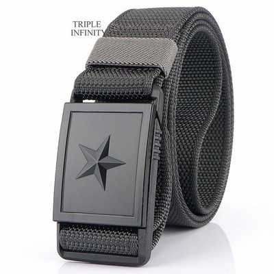 2023 m. penkiakampė žvaigždė magnetinė greito atsegimo sagtis taktinis diržas, tvirtas nailoninis diržas vyrams kariški džinsai kelnės diržų medžioklė