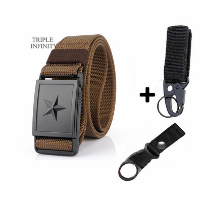 2023 m. penkiakampė žvaigždė magnetinė greito atsegimo sagtis taktinis diržas, tvirtas nailoninis diržas vyrams kariški džinsai kelnės diržų medžioklė