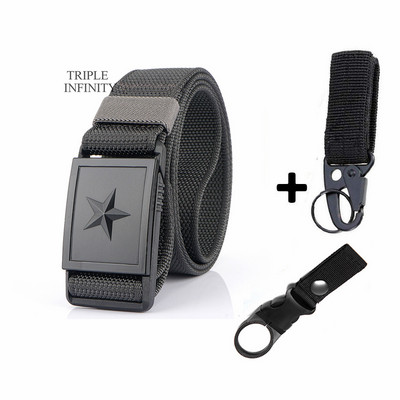 2023 m. penkiakampė žvaigždė magnetinė greito atsegimo sagtis taktinis diržas, tvirtas nailoninis diržas vyrams kariški džinsai kelnės diržų medžioklė