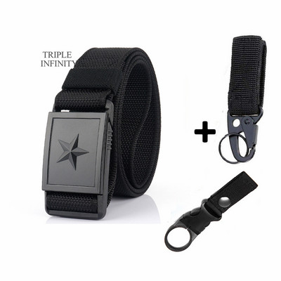 2023 m. penkiakampė žvaigždė magnetinė greito atsegimo sagtis taktinis diržas, tvirtas nailoninis diržas vyrams kariški džinsai kelnės diržų medžioklė