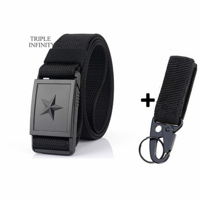 2023 m. penkiakampė žvaigždė magnetinė greito atsegimo sagtis taktinis diržas, tvirtas nailoninis diržas vyrams kariški džinsai kelnės diržų medžioklė