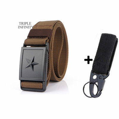 2023 m. penkiakampė žvaigždė magnetinė greito atsegimo sagtis taktinis diržas, tvirtas nailoninis diržas vyrams kariški džinsai kelnės diržų medžioklė