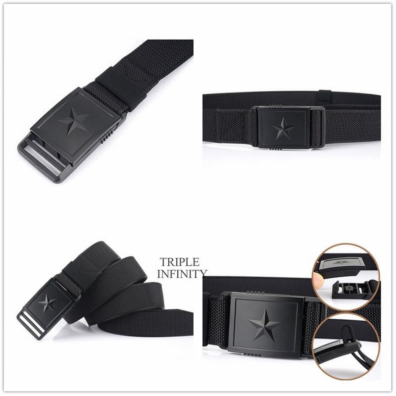 2023 m. penkiakampė žvaigždė magnetinė greito atsegimo sagtis taktinis diržas, tvirtas nailoninis diržas vyrams kariški džinsai kelnės diržų medžioklė