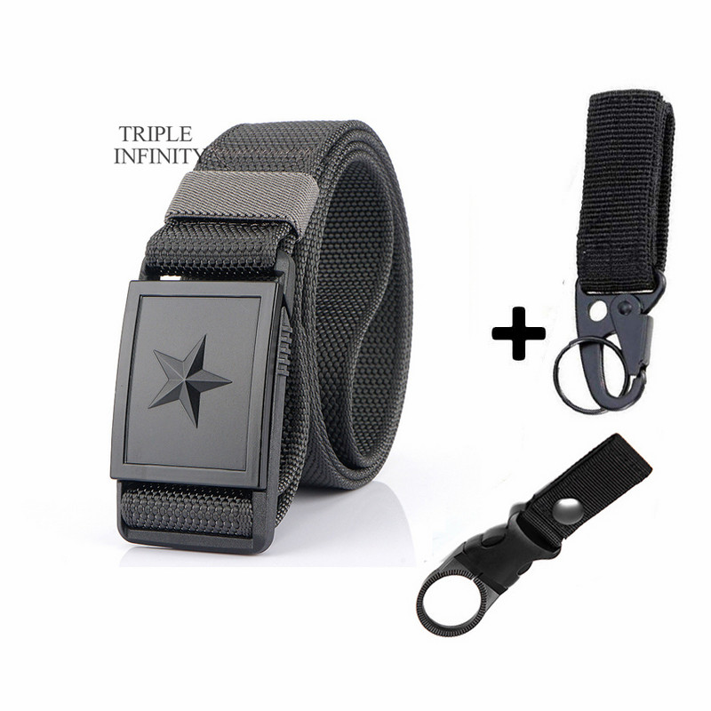 2023 m. penkiakampė žvaigždė magnetinė greito atsegimo sagtis taktinis diržas, tvirtas nailoninis diržas vyrams kariški džinsai kelnės diržų medžioklė