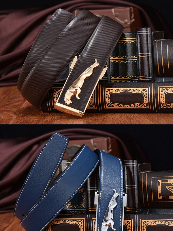 Popularno prodavani muški remen, modni legirani remen s automatskom kopčom, remen za poslovne poslove, ležerni ukrasni remen, muški remeni, luksuzni brend 3,3 cm