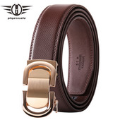 Curea pentru bărbați, albastru, alb, maro, curea bărbătească din piele naturală de vaca de înaltă calitate, pentru afaceri, blugi casual, centură, cataramă automată B461