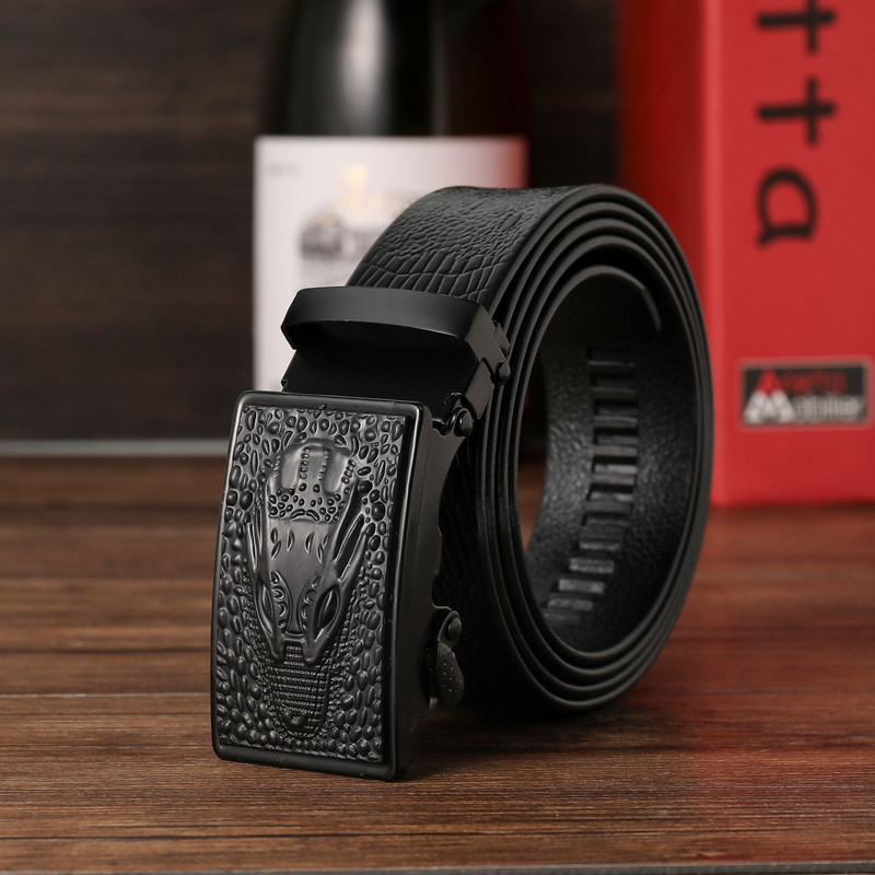 Muški remen s krokodilskom kopčom, PVC odijelo s krokodilskim uzorkom, pojas, pojas od PU kože, poslovni remen za muškarce, veleprodaja