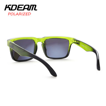 KDEAM Polarized Ανδρικά γυαλιά ηλίου Ανακλαστική επίστρωση Τετράγωνα γυαλιά ηλίου Γυναικεία επώνυμα σχεδιαστής UV400 KD901