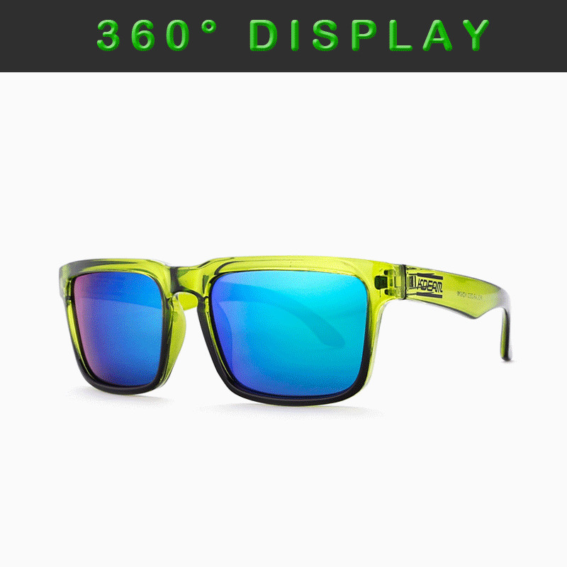 KDEAM polarizirane sunčane naočale za muškarce s reflektirajućim premazom četvrtaste sunčane naočale za žene Brand Designer UV400 KD901