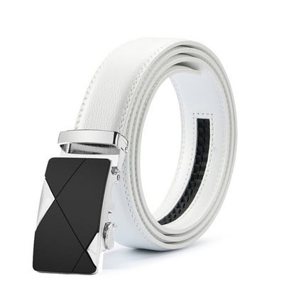 Meeste automaatsed pandlaga rihmad Meestele Autentsed vööga Trend Meeste rihmad Ceinture Moedisainer Naiste Jean White Belt