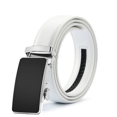 Meeste automaatsed pandlaga rihmad Meestele Autentsed vööga Trend Meeste rihmad Ceinture Moedisainer Naiste Jean White Belt