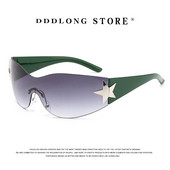 DDDLONG Retro Fashion Y2K Punk päikeseprillid Naiste Meeste Päikeseprillid Klassikalised Vintage Prillid UV400 Välisvarjud D306