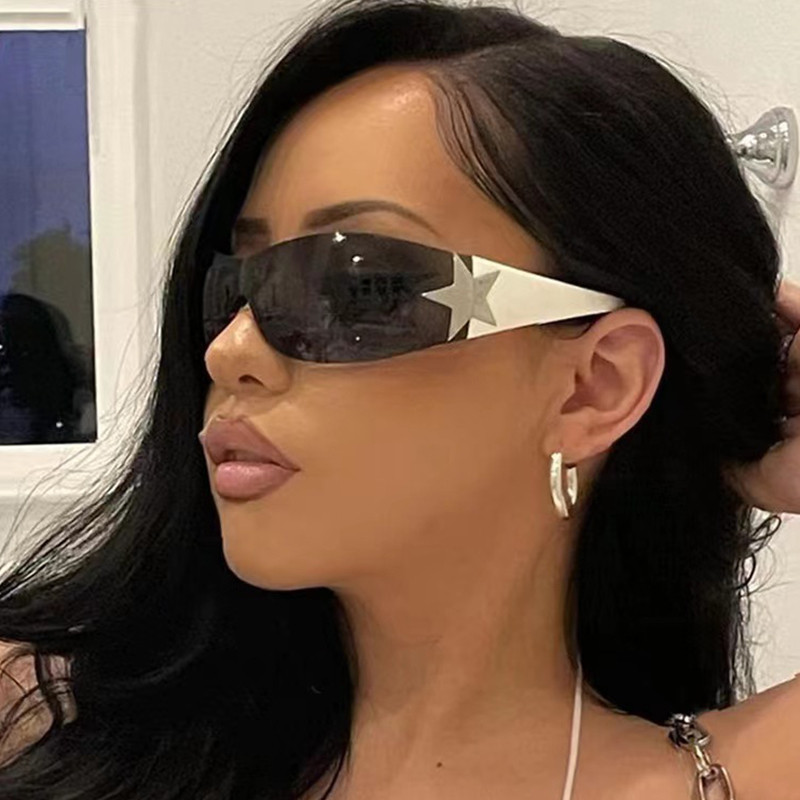 DDDLONG Retro Fashion Y2K Punk päikeseprillid Naiste Meeste Päikeseprillid Klassikalised Vintage Prillid UV400 Välisvarjud D306