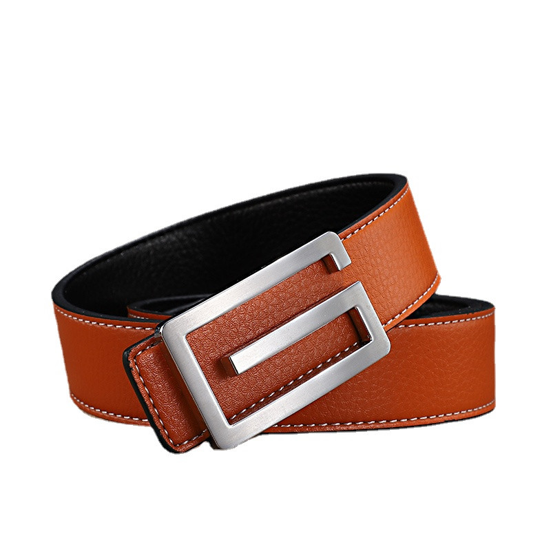 Novi muški remen Modno dizajniran visokokvalitetni trendi kožni remen Fancy za kaubojske traperice muški remen