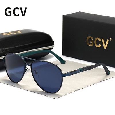 GCV marke Muške/Ženske vintage aluminijske polarizirane sunčane naočale Klasične marke sunčanih naočala s premazom leća Naočale za vožnju za osjetljive