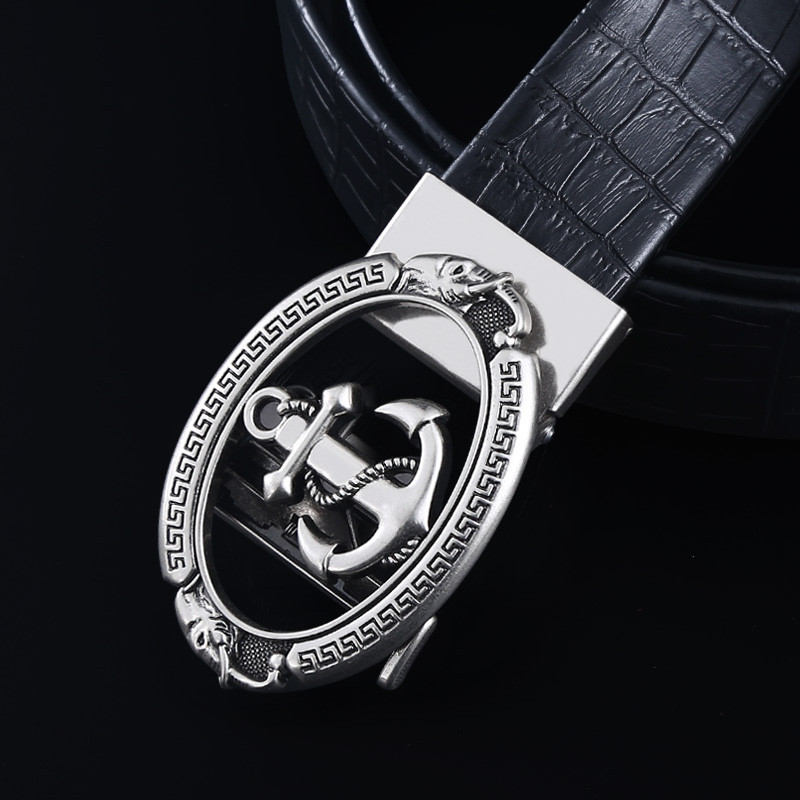 Cel mai bine vândut centură cu șarpe de cupru de designer cu cataramă galbenă automată pentru bărbați, curea de rochie din piele de înaltă calitate, pentru blugi