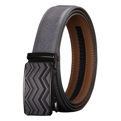 Luksuzni remen s automatskom kopčom u više boja za muškarce Modni dizajnerski remeni od prave kože od kravlje kože Muški ležerni remen oko struka B288