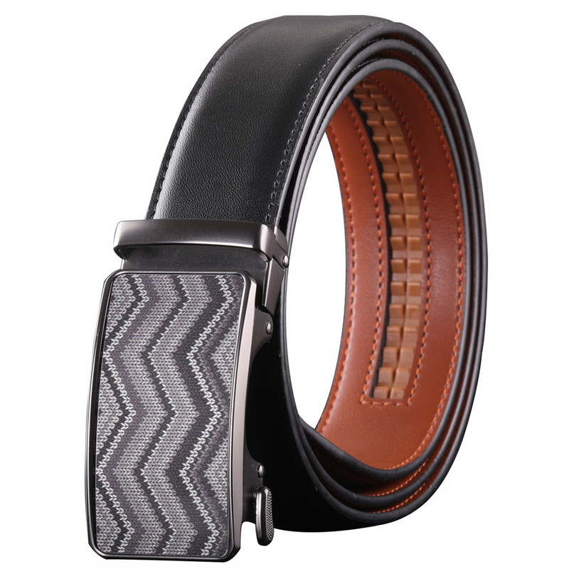 Luksuzni remen s automatskom kopčom u više boja za muškarce Modni dizajnerski remeni od prave kože od kravlje kože Muški ležerni remen oko struka B288