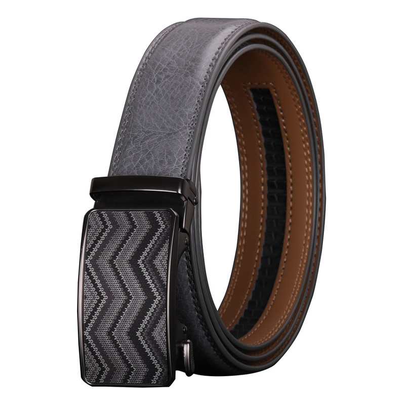 Luksuzni remen s automatskom kopčom u više boja za muškarce Modni dizajnerski remeni od prave kože od kravlje kože Muški ležerni remen oko struka B288