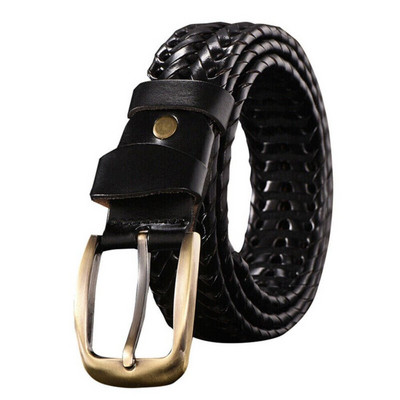 Unisex remen oko struka, kožna zlatna kopča Traperice, remen za traperice, pleteni remen, vintage remeni