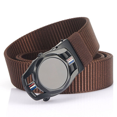 Muški platneni remen s automatskom kopčom Vojni lov na otvorenom Taktički višenamjenski borbeni ležerni najlonski pleteni remen za hlače Muški remeni