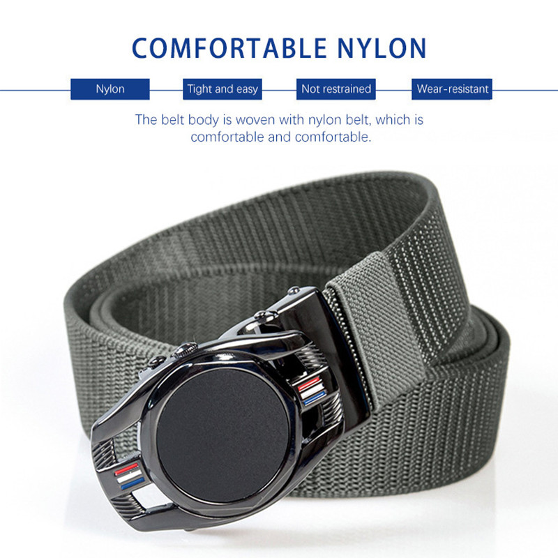 Muški platneni remen s automatskom kopčom Vojni lov na otvorenom Taktički višenamjenski borbeni ležerni najlonski pleteni remen za hlače Muški remeni
