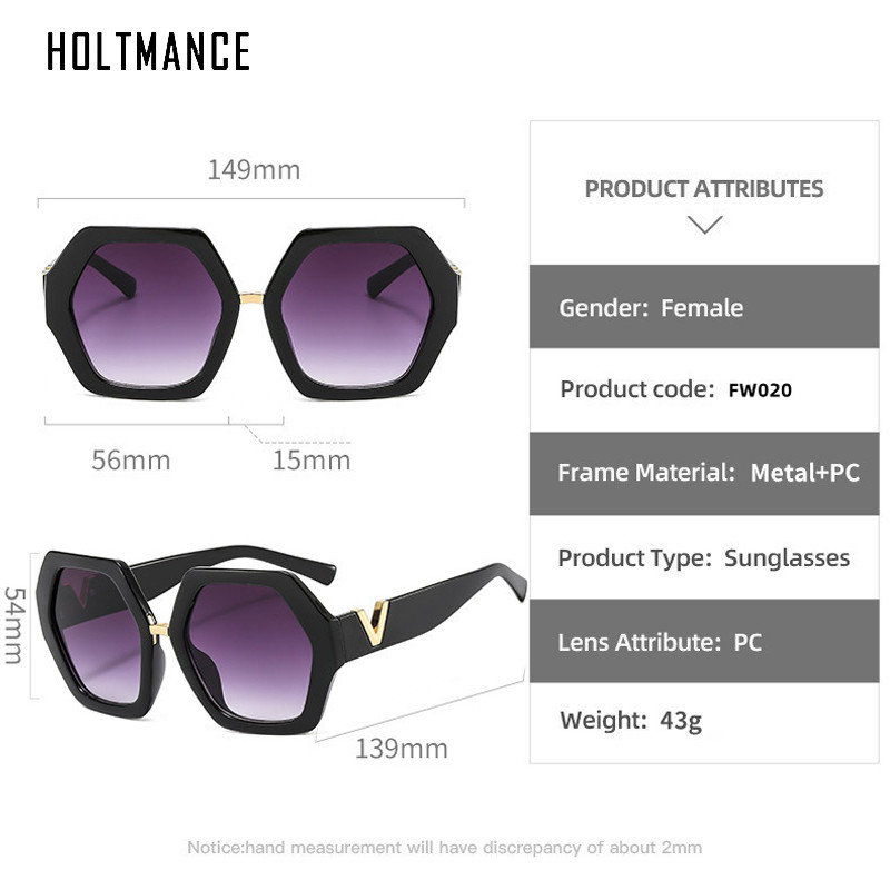 HOLTMANCE 2022. Nove četvrtaste sunčane naočale s plastičnim okvirom za žene Vintage brand dizajn teksturirane smeđe ženske sunčane naočale UV400