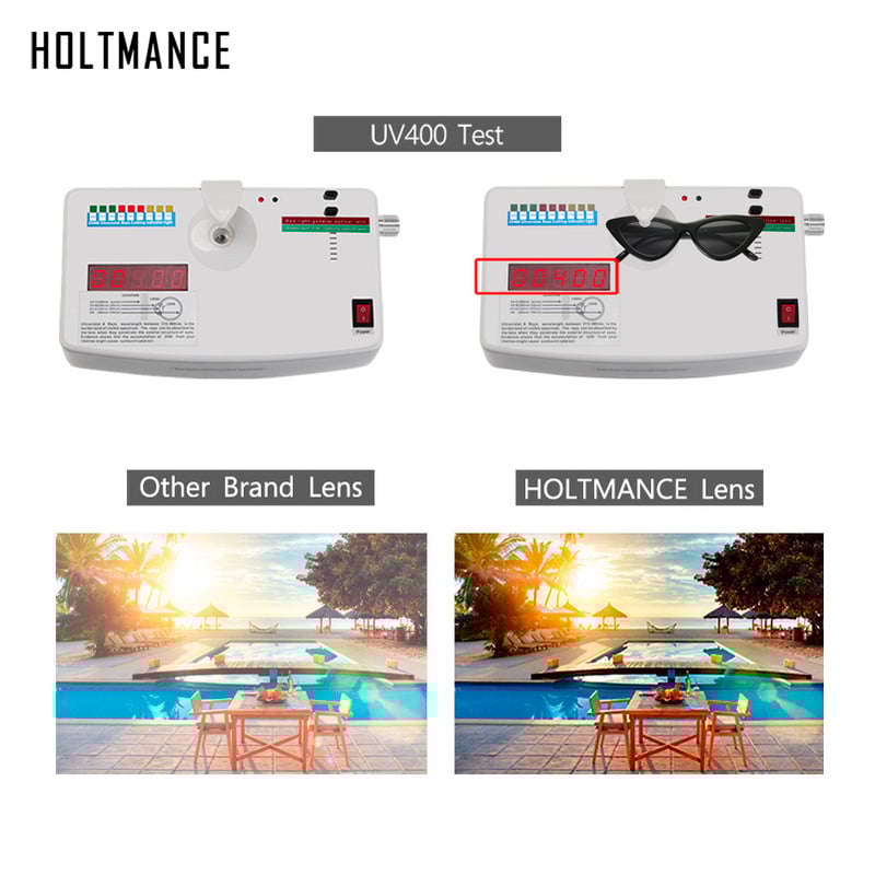 HOLTMANCE 2022. Nove četvrtaste sunčane naočale s plastičnim okvirom za žene Vintage brand dizajn teksturirane smeđe ženske sunčane naočale UV400