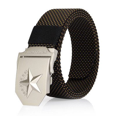 muški platneni remen s metalnom kopčom Stars najlonski remen taktički remeni za muškarce vrhunski remen čiste boje vanjski brzo sušivi remen NS33