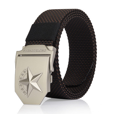 muški platneni remen s metalnom kopčom Stars najlonski remen taktički remeni za muškarce vrhunski remen čiste boje vanjski brzo sušivi remen NS33
