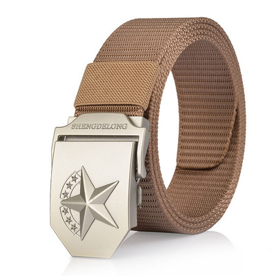 muški platneni remen s metalnom kopčom Stars najlonski remen taktički remeni za muškarce vrhunski remen čiste boje vanjski brzo sušivi remen NS33