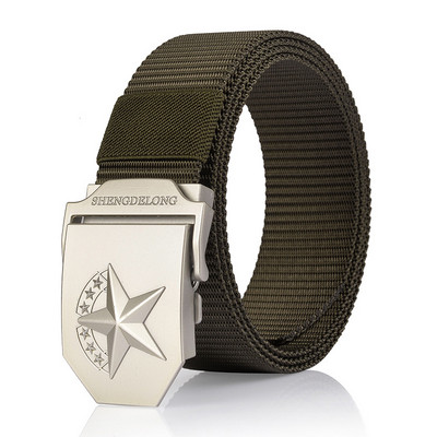muški platneni remen s metalnom kopčom Stars najlonski remen taktički remeni za muškarce vrhunski remen čiste boje vanjski brzo sušivi remen NS33