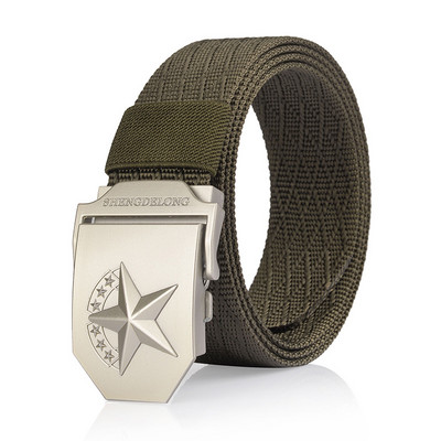 muški platneni remen s metalnom kopčom Stars najlonski remen taktički remeni za muškarce vrhunski remen čiste boje vanjski brzo sušivi remen NS33