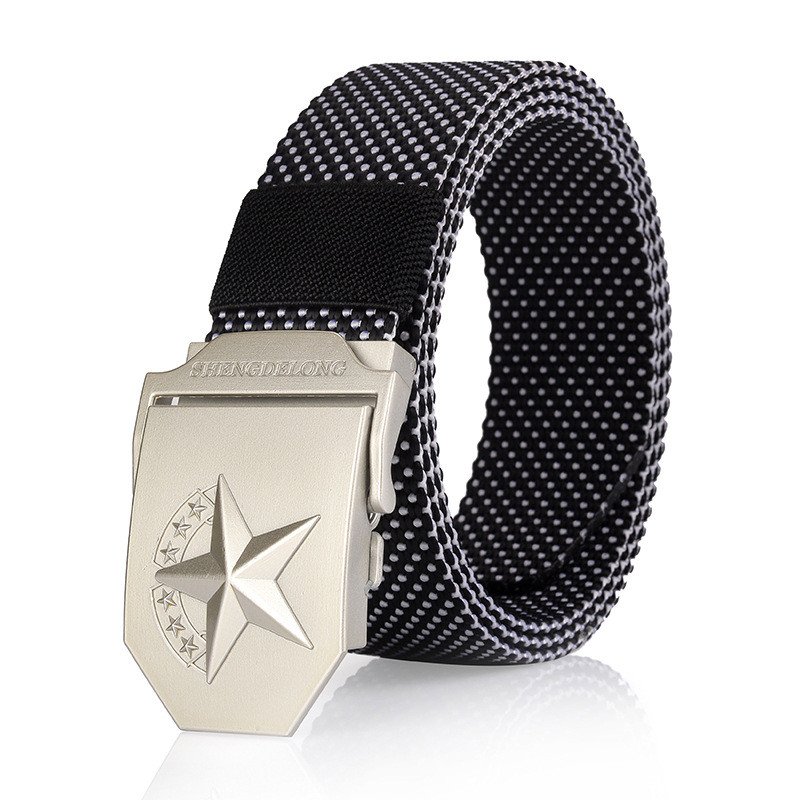 muški platneni remen s metalnom kopčom Stars najlonski remen taktički remeni za muškarce vrhunski remen čiste boje vanjski brzo sušivi remen NS33