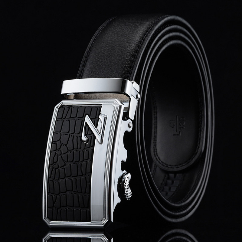 WOWTIGER Fashion NEW Ζώνη Γνήσιο δέρμα Ανδρικό κράμα Luxury Jaguar Ζώνη Επαγγελματική 110cm-130cm Ανδρικές ζώνες