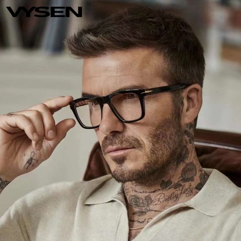 Klassikalised Beckham Square Päikeseprillid Meestele 2022 Luksusbrändi Disaineriga ristkülikukujulised päikeseprillid Naiste Anti Blue Light prillid UV400