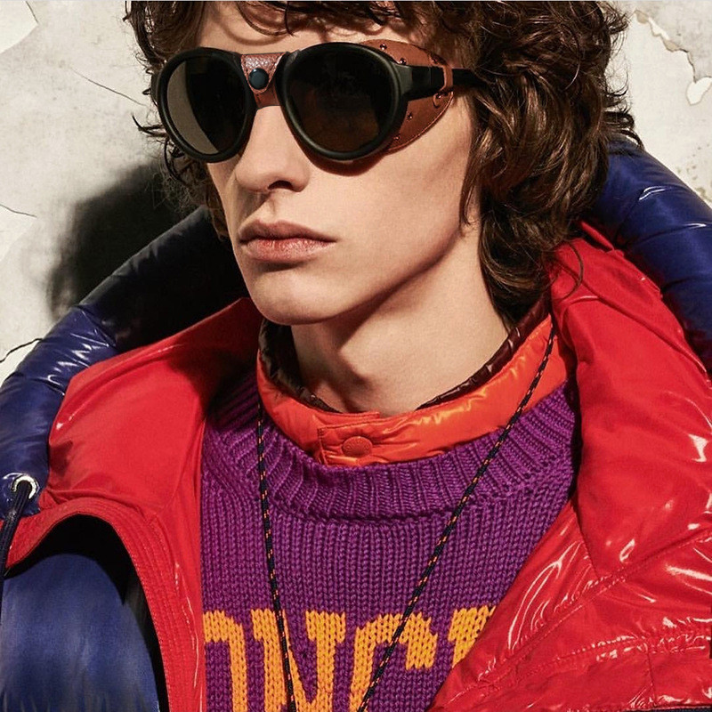 Prevelike muške polarizirane sunčane naočale za žene Luksuzni dizajn okruglih kožnih naočala u steampunk stilu Vintage Oculos UV400 Gafas