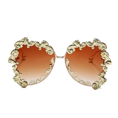 Steampunk štvorcové slnečné okuliare pre ženy 2020 luxusné kovové módne nadrozmerné slnečné okuliare pre mužov vintage slnečné okuliare UV400 Oculos Feminino