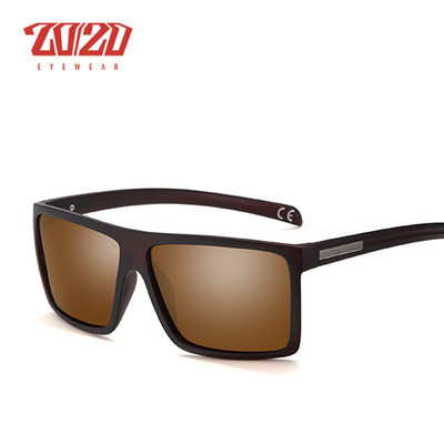 20/20 Brand Design Klasične crne polarizirane sunčane naočale Muške sunčane naočale za vožnju za muškarce Naočale s kutijom Oculos PL273