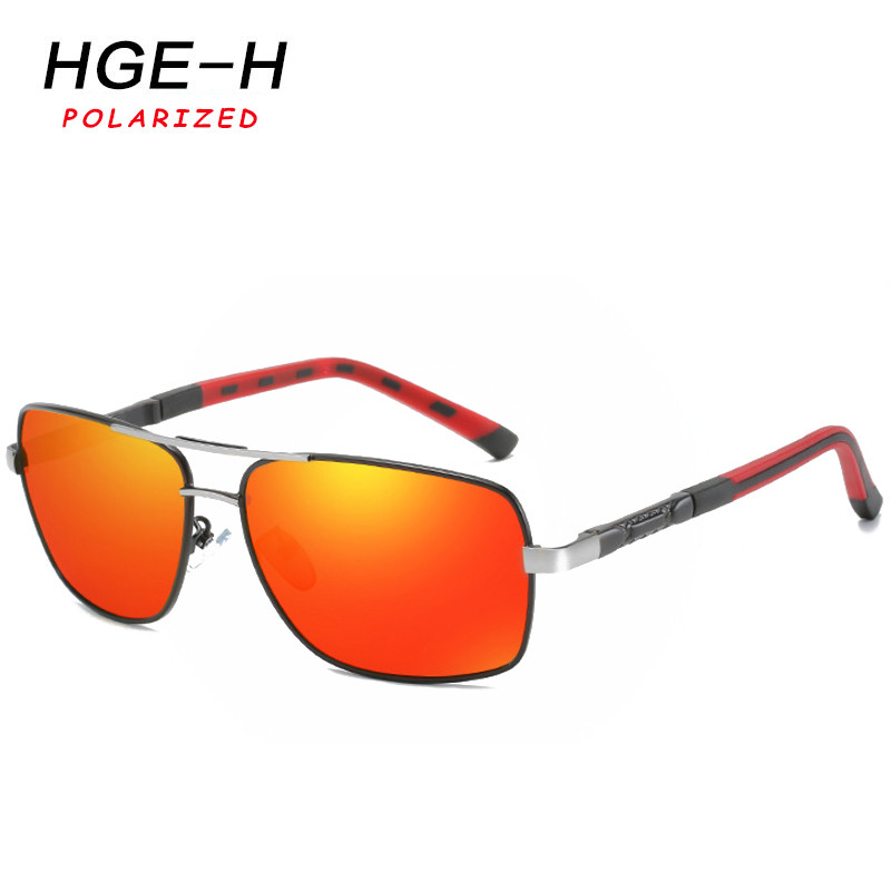 HGE-H 2021 Marka muške aluminijske sunčane naočale polarizirane UV400 ogledalo muške sunčane naočale žene za muškarce 100% UV putne naočale KD72
