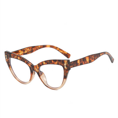 Νέα μόδα γυναικεία επώνυμα επώνυμα γυαλιά σχεδιαστών για γυναικείες ρετρό διακοσμητικές κορνίζες με καρφιτσωμένο μάτι Cat Clear Reading Υπολογιστής ματιών κορυφαίας ποιότητας