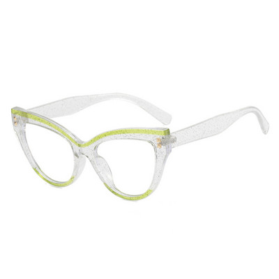 Νέα μόδα γυναικεία επώνυμα επώνυμα γυαλιά σχεδιαστών για γυναικείες ρετρό διακοσμητικές κορνίζες με καρφιτσωμένο μάτι Cat Clear Reading Υπολογιστής ματιών κορυφαίας ποιότητας