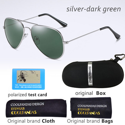 2022 Brand Designer G15 Muškarci Žene HD polarizirane sunčane naočale Aviation Rays Sunčane naočale za muškarce 3025 55 mm Gafas Oculos de sol UV400