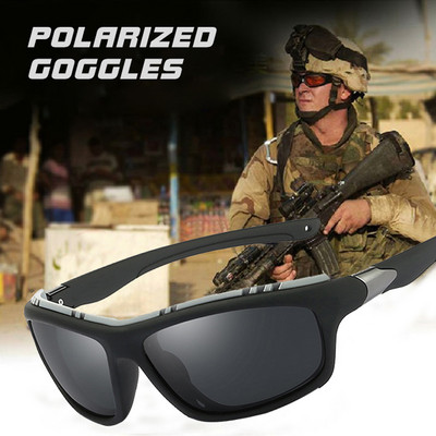 2022 Square Men Polarized Army Sports Driving Γυαλιά ηλίου Tactical ανδρικά γυαλιά Αντιθαμβωτικά γυαλιά ηλίου Ανδρικά zonnebril heren UV400